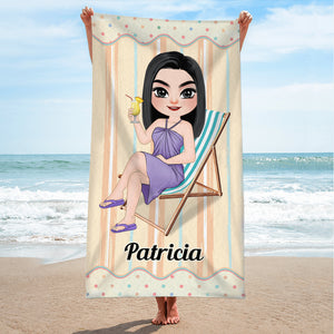 Beach Towel Collection Summer Gift For Couple, Friends & Family 01ACDT210423HH - Beach Towel - GoDuckee