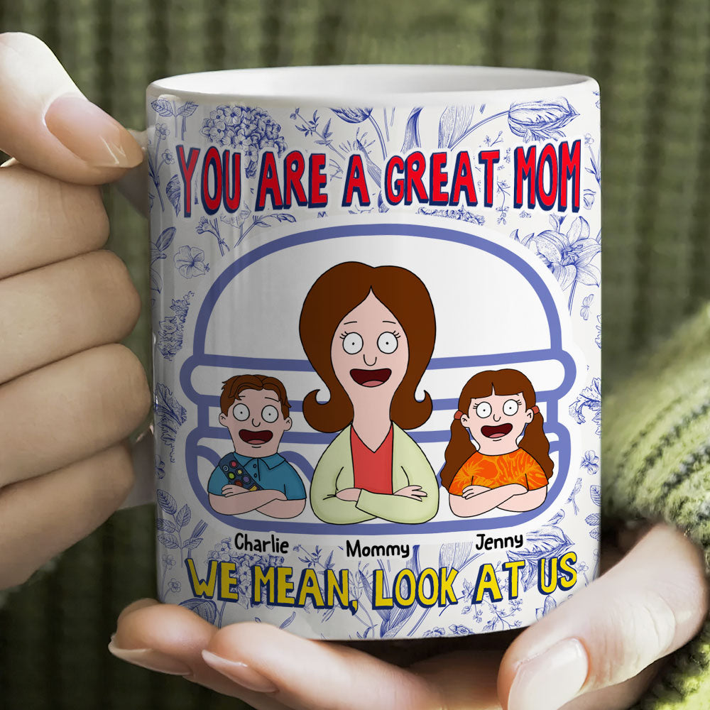 Mom Coffee Mug - Personalized Gifts For Mom 01nati030425hg - Coffee Mug - GoDuckee