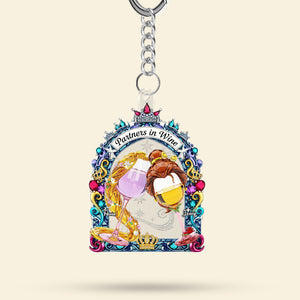 Princess Besties Keychain - Personalized Gifts For Besties 01nati100625 - Keychains - GoDuckee