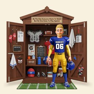 Personal Football Locker Plaque - Personalized Gifts For Football Lovers 02ohti230625 - Shaped Plaques - GoDuckee