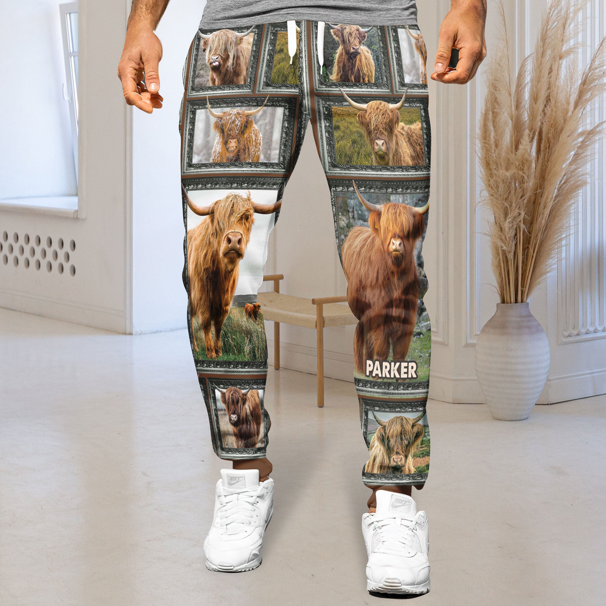 Highland Cow - Personalized Photos Collage Sweatpants 032qhti311224 - Shorts and Pants - GoDuckee