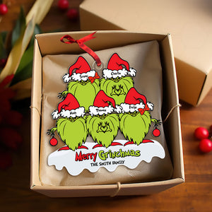 Personalized Gifts For Family Ornament Christmas Gnome 03XQTI091124 - Ornament - GoDuckee