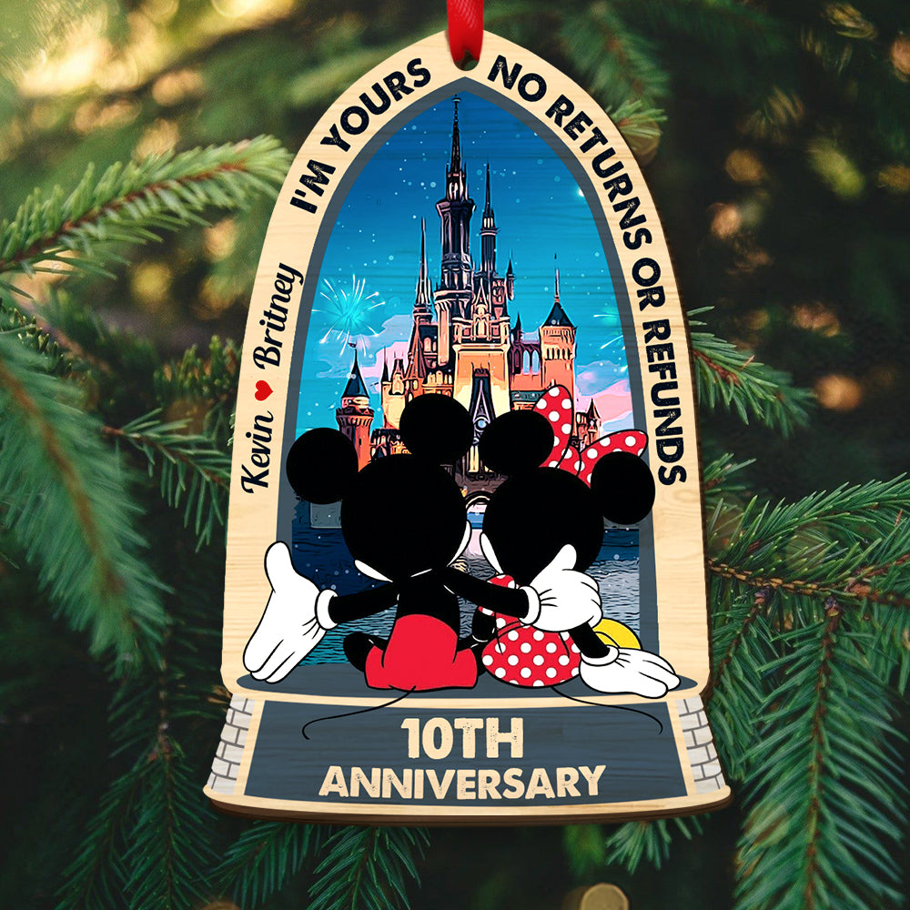 I'm Yours No Returns Or Refunds 03ACDT290823 Personalized Wood Ornament, Christmas Gifts - Ornament - GoDuckee