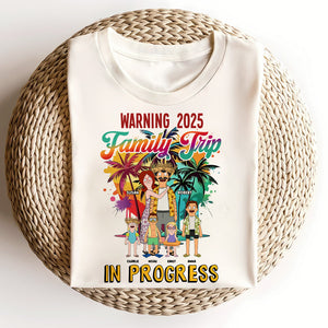Personalized Gifts For Family Shirt Family Trip In Progress 04xqti060225hg - Shirts - GoDuckee