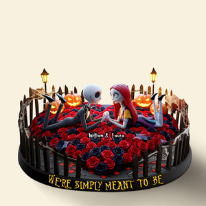 Horror Couple Plaque - Personalized Gifts For Couple 04toti090625 - Shaped Plaques - GoDuckee