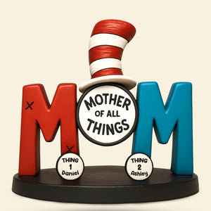 Things Mom Plaque - Personalized Gifts For Mom 03nati180425 - Shaped Plaques - GoDuckee