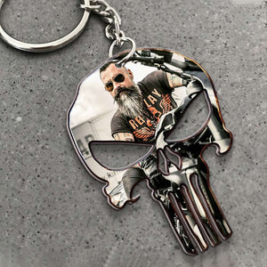 Custom Photo Biker Gift, Personalized Keychain Gift 03ACDT230623 - Keychains - GoDuckee