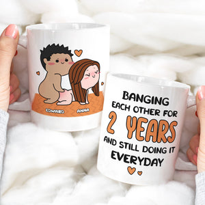 Banging Each Other For Years And Still Doing It Everyday - Personalized Couple Coffee Mug - Gift For Couple - Coffee Mug - GoDuckee