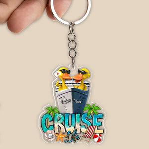 Cruise Life Personalized Keychain, Gift For Cruising Lovers - Keychains - GoDuckee