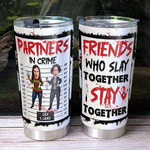 Custom Photo Gifts For Friends Halloween Tumbler 04HTTI230924HH - Tumbler Cup - GoDuckee