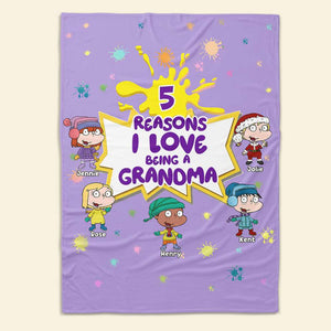 Personalized Gifts For Grandma Christmas Blanket 03TOLU051124HG - Blanket - GoDuckee