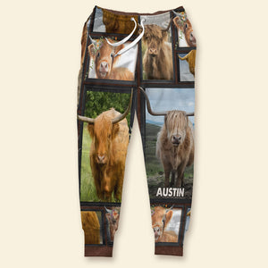 Personalized Gifts For Highland Cow Lover Sweatpants 022qhti311224 - Shorts and Pants - GoDuckee