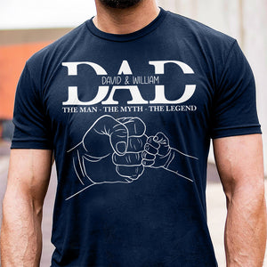 Dad The Myth The Legend Personalized Shirt, Gift For Father's Day - Shirts - GoDuckee