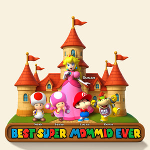 Personalized Gifts For Mom Acrylic Plaque Best Super Mom Ever 031OHTI110425-Homacus