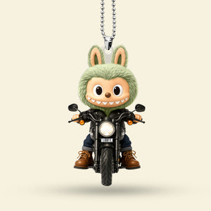 Cute Doll Car Ornament - Personalized Gifts For Motorcycle Lovers 02nati140725 - Ornament - GoDuckee