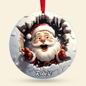 Personalized Gifts For Family Christmas Ornament Santa Claus 03xqti090924 - Ornament - GoDuckee