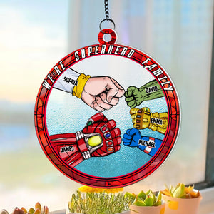 Personalized Gifts For Family Suncatcher Ornament 05XQDC170624HA - Ornament - GoDuckee