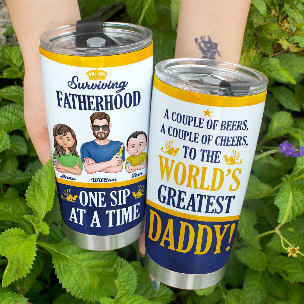 Father's Day 03dnli260423TM Personalized Tumbler - Tumbler Cup - GoDuckee