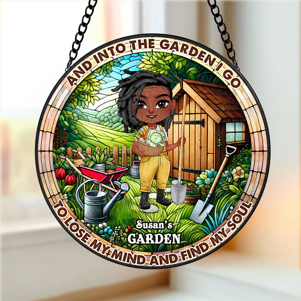 Personalized Gifts For Gardener Stained Glass, Gardening & Plants Lover 01qhti251224 - Ornament - GoDuckee