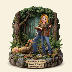 Hunting Couple Acrylic Plaque - Personalized Gifts For Couple Plaque 02HUTI200126HG - Shaped Plaques - GoDuckee