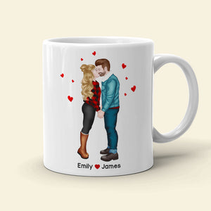 As Much As I Miss You - Being Yours Is Worth Every Mile, Personalized Long Distance Relationship Coffee Mug - Coffee Mug - GoDuckee