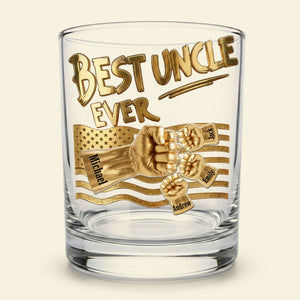 Power Fist Drinking Glass - Personalized Gifts For Uncles 052ohti220526 - Glass - GoDuckee