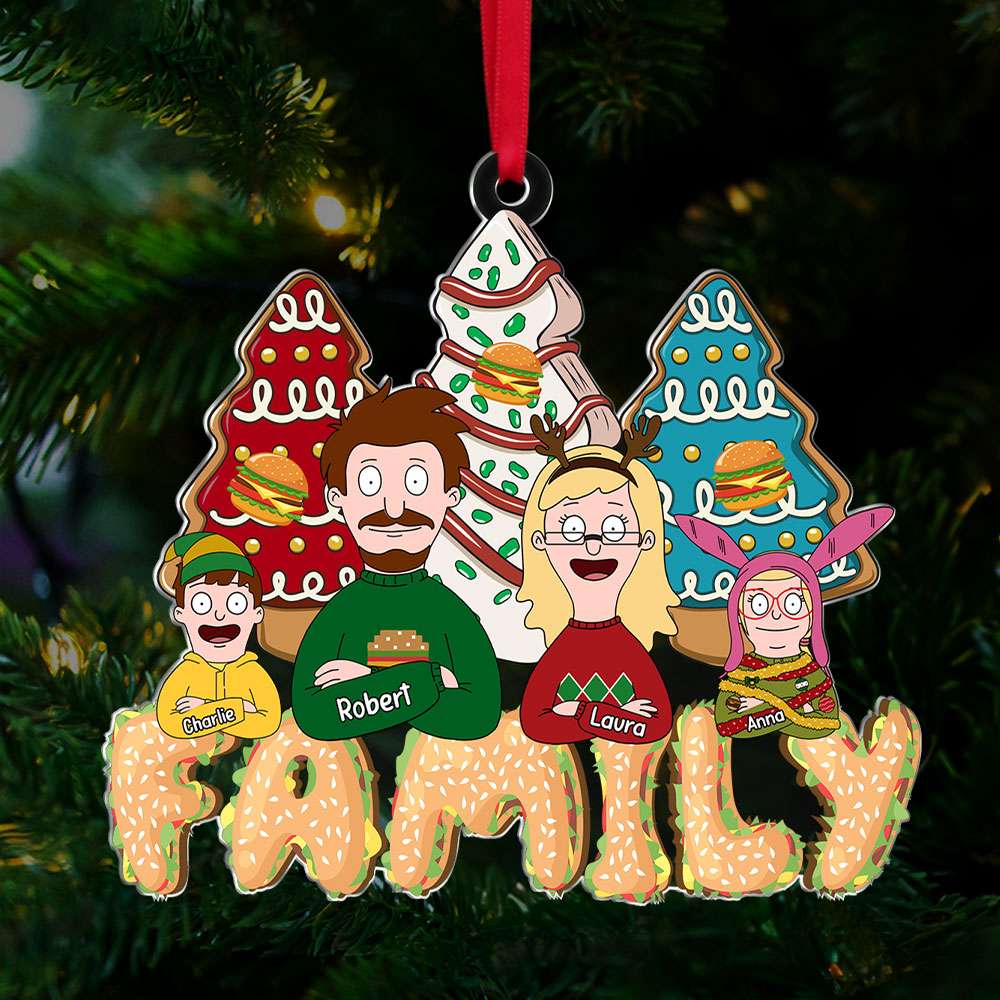 Personalized Gifts For Family, Movie Characters Acrylic Ornament 03XQTI311024HG - Ornament - GoDuckee