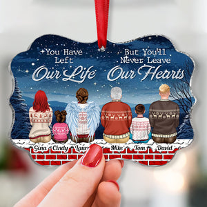 Our Life Our Hearts, Medallion Acrylic Ornament, Gifts For Family - Ornament - GoDuckee