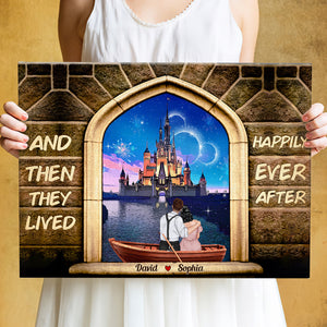And Then They Lived Happily Ever After, 04ACDT220323TM Personalized Canvas Poster, Gifts For Couple - Poster & Canvas - GoDuckee