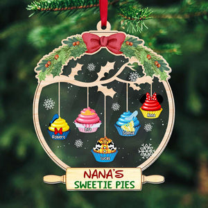 Personalized Christmas Gifts For Grandparents Acrylic Ornament 05TOTI240724 - Ornament - GoDuckee