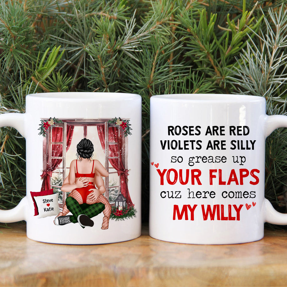 I Promise To Always Make Your Panties Wet, Personalized Mug, Naughty G -  GoDuckee