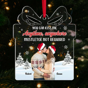 Personalized Custom Photo Gifts For Couples Christmas Acrylic Ornament 03PGTI281024 - Ornament - GoDuckee