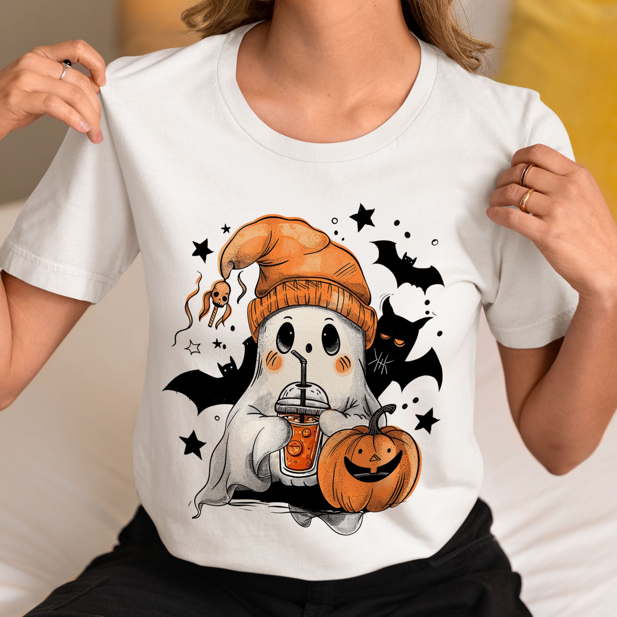 Gifts For Halloween Shirt Bat Ghost 07acxx050824 - Shirts - GoDuckee