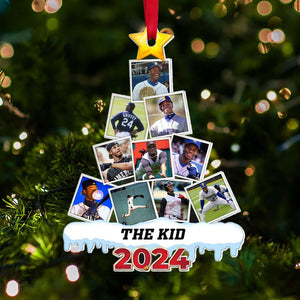 Custom Photo Gift For Baseball Lover 022TOTI140824 - Ornament - GoDuckee