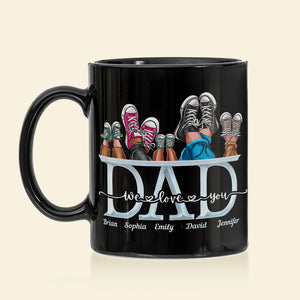 Personalized Dad Coffee Mug We Love You - Coffee Mug - GoDuckee