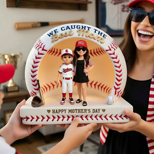 Baseball Mom Acrylic Plaque - Custom Photo Gifts For Mother's Day Plaque 01TYTI160426 - Shaped Plaques - GoDuckee