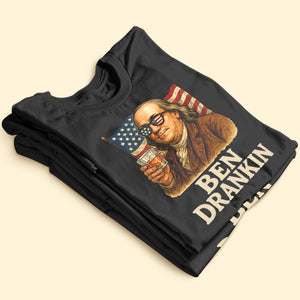 Funny American Drink Shirt - Personalized Gifts For 4th Of July 05huti100625 - Shirts - GoDuckee