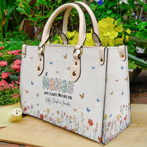 Personalized Gifts For Grandma Leather Bag 05huti010325 - Leather Bag - GoDuckee