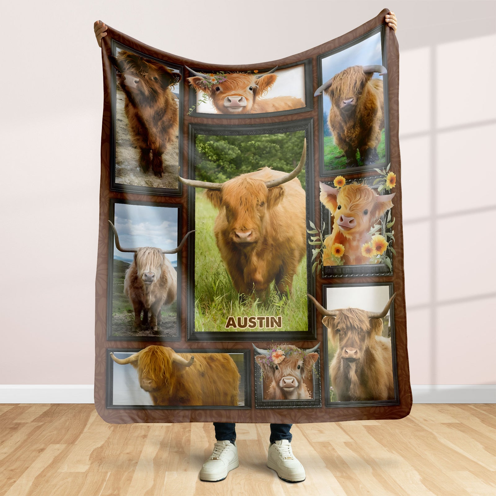 Personalized Gifts For Highland Cow Lovers Blanket 021qhti311224 - Blanket - GoDuckee