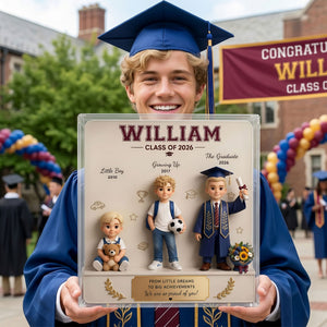 Graduation Milestone Acrylic Plaque - Personalized Custom Photo Gift For Graduation 03TYTI090526 - Shaped Plaques - GoDuckee