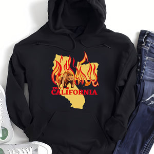 Pray for California Los Angeles Fire Strong Shirt Northern California Wildfire Shirt - Shirts - GoDuckee