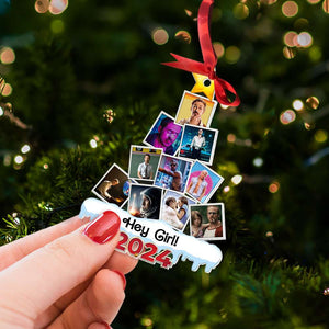 Custom Photo Gifts For Fans Christmas Ornament 035HUTI140824 - Ornament - GoDuckee