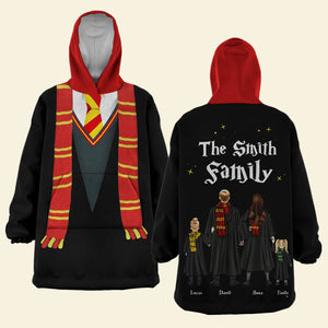 Gift For Family, Personalized Oversize Hoodie, Wizard Family Hoodie 02HTTI201123TM - AOP Products - GoDuckee