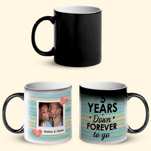 Gift For Couples, Universary Personalized Photo Magic Mug 06HUDT311222 - Magic Mug - GoDuckee