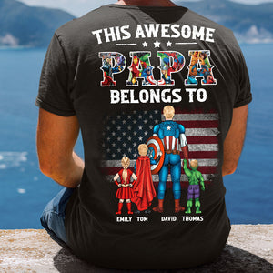 Gift For Dad- TT-Awesome Dad Personalized Shirt-1dtdt260423 - GRER2005 - Shirts - GoDuckee