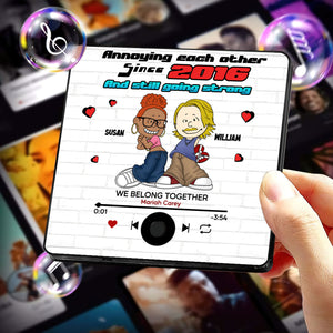 Custom Music Gifts For Couple Fridge Magnet 02kati271224hg - Fridge Magnet - GoDuckee