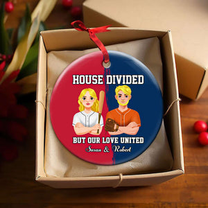 Personalized Gifts For Couple Christmas Ornament Baseball Couple 03HUTI141024HG - Ornament - GoDuckee