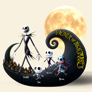 Nightmare Dad Plaque - Personalized Gifts For Dad 01ohti030525 - Shaped Plaques - GoDuckee