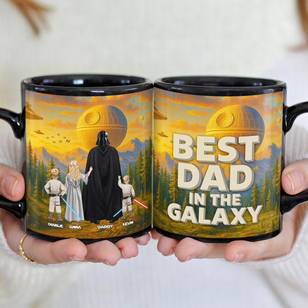 Galaxy Dad Coffee Mug - Personalized Gifts For Dad 01huti080525hg - Coffee Mug - GoDuckee
