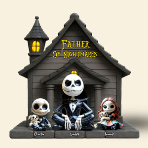 Nightmare Dad Plaque - Personalized Gifts For Dad 05nati030525 - Shaped Plaques - GoDuckee